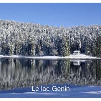 Le lac Genin en hiver